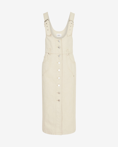 Isabel Marant Étoile Filipine Cotton Dress In White