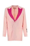 MARNI MARNI WOMAN LIGHT PINK WOOL BLAZER