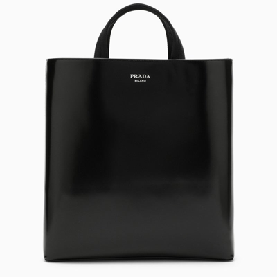 Prada Black Tote Bag With Water Bottle Men