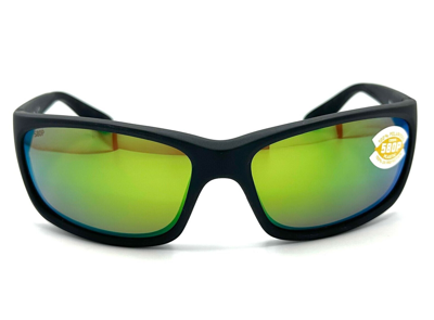 Pre-owned Costa Del Mar Jose Sunglasses Matte Gray/green Mirror 580plastic