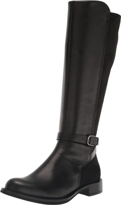 Pre-owned Ecco Women's Sartorelle 25 Knee High Boot In Black