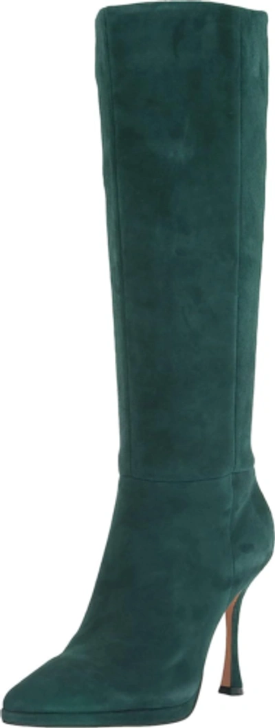 Pre-owned Vince Camuto Women's Peviolia Knee High Dress Boot Fashion In Jade