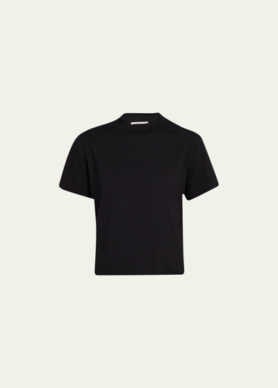 The Row Fedrino Cotton Top In Black