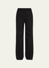 THE ROW BANEW PINSTRIPE WOOL WIDE-LEG TROUSERS