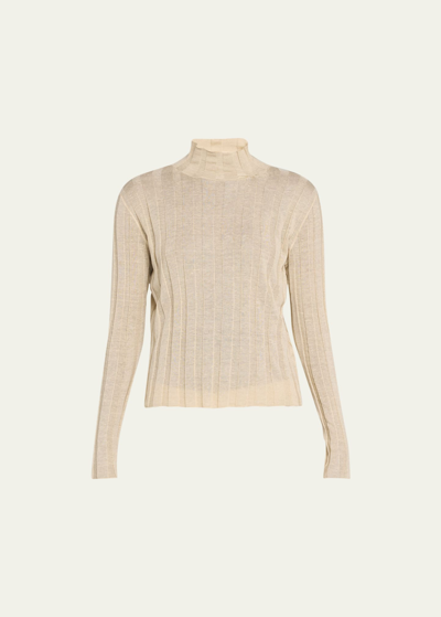 The Row Daxy Top In Antique Cream