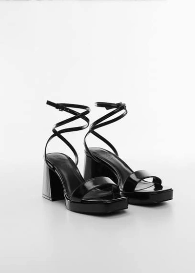 Mango Teen Sandals Black