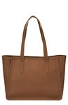 Longchamp Women's Le Foulonne Large Leather Tote Bag In Brown