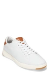 Cole Haan Grandpro Low Top Sneaker In White British Tan