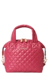 Mz Wallace Medium Sutton Deluxe Tote In Dark Red
