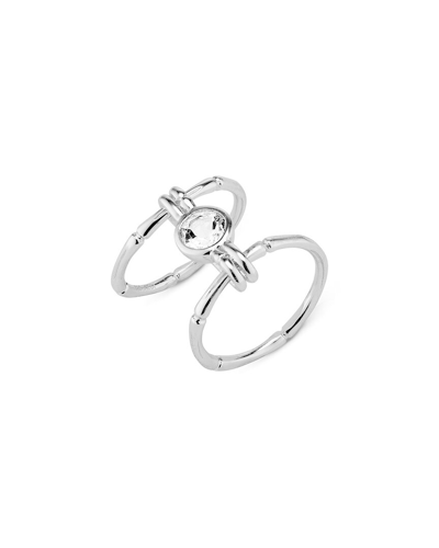 House Of Frosted Silver 0.50 Ct. Tw. White Topaz Billie Ring
