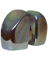 Global Views Chunk Bookends In Silver