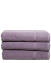 IVY SET OF 3 IVY COLLECTION RICE EFFECT BATH TOWELS