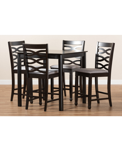 Design Studios Lanier Modern And Contemporary 5pc Wood Pub Set