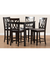 Design Studios Reneau Modern And Contemporary 5pc Wood Pub Set