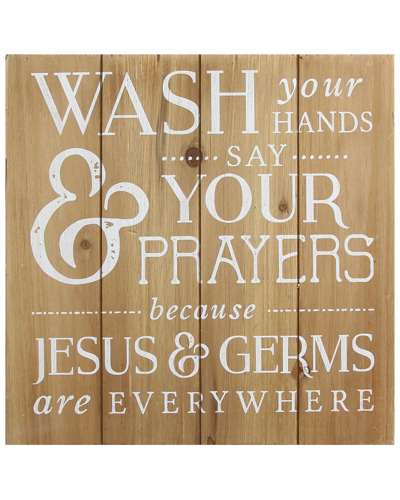 Stratton Home Decor Wash Your Hands