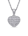 Rina Limor 14k 0.25 Ct. Tw. Diamond Heart Necklace