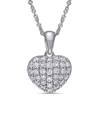 Rina Limor 14k 0.25 Ct. Tw. Diamond Heart Necklace