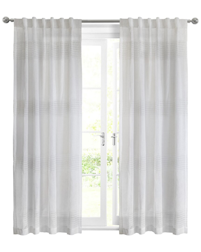 Habitat Lindsey Back Tab Curtain Panel In White