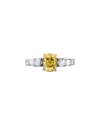 Diana M. Fine Jewelry 18k 1.88 Ct. Tw. Diamond Half-set Ring