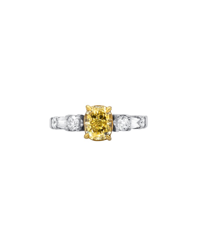 Diana M. Fine Jewelry 18k 1.88 Ct. Tw. Diamond Half-set Ring