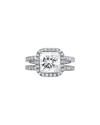 Diana M. Fine Jewelry White Gold 3.00 Ct. Tw. Diamond Half-set Ring