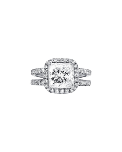 Diana M. Fine Jewelry White Gold 3.00 Ct. Tw. Diamond Half-set Ring