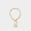 Jacquemus Chiquito Barr Bracelet -  - Brass - Gold-tone In Gold