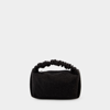 ALEXANDER WANG MINI SCRUNCHIE HANDTASCHE - ALEXANDER WANG - POLYESTER - SCHWARZ