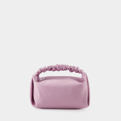 Alexander Wang Mini Scrunchie Handbag -  - Polyester - Winsome Orchid In Pink