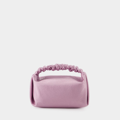 Alexander Wang Mini Scrunchie Handbag In Pink