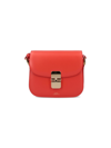 Apc A. P.c. Grace Bag In Leather With Shoulder Strap In Red
