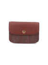 Etro Woman Multicolor Canvas And Leather Small Essential Crossbody Bag In Brown