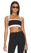 Splits59 Monah Rigor Sports Bra In Black & White