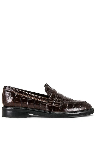 Flattered Sara Loafer In Brown