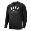 Nike Men's Lacrosse Crew-neck Sweatshirt In Black