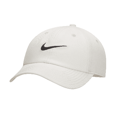 Nike Unisex Club Unstructured Swoosh Cap In Grey