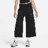 Nike Women's  Sportswear Phoenix Fleece High-waisted Cropped Sweatpants In Black