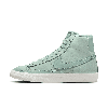 Nike Blue Blazer Premium Mid Sneakers In Green