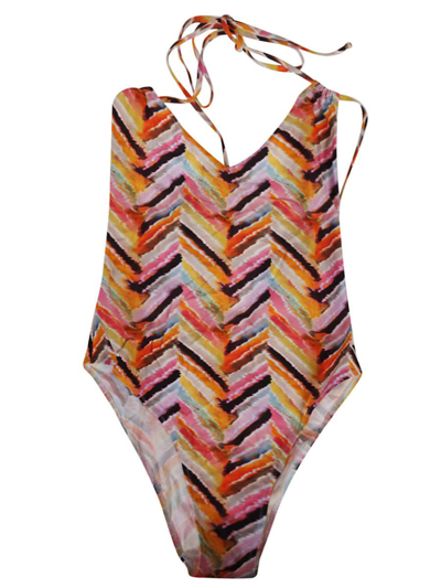 Feel Me Fab Varadero Printed One-piece Swimsuit In Multicolor