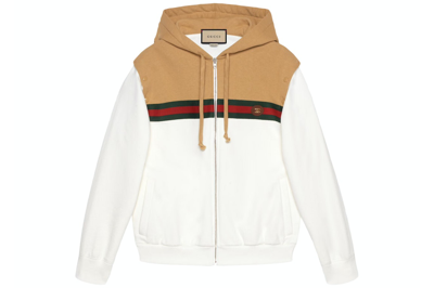 Pre-owned Gucci Cotton Sweatshirt With Web Camel/ivory