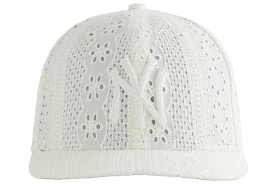 Pre-owned Kith Yankees Cotton Eyelet Low Profile 59fifty Cap Sandrift
