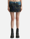 ANDERSSON BELL KIKI BROKEN ARGYLE DENIM SKIRT