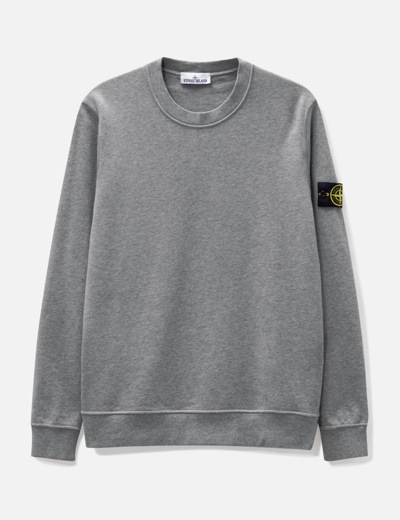 Stone Island Crewneck Sweatshirt In Grey