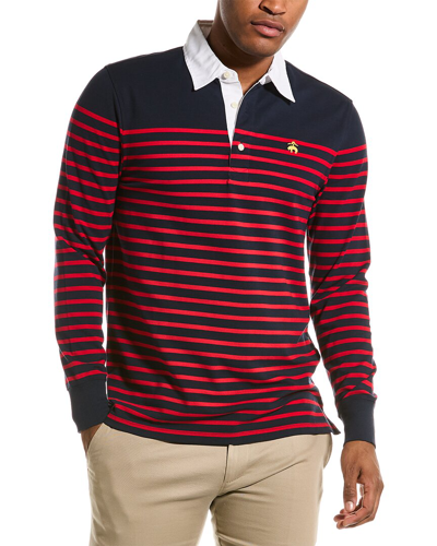 Brooks Brothers Supima Cotton Mariner Stripe Long-sleeve Polo Shirt | Navy | Size 2xl In Blue
