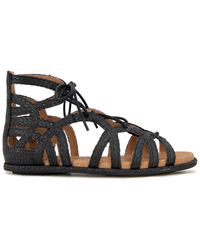 Gentle Souls By Kenneth Cole Break My Heart 3 Leather Sandal In Graphite