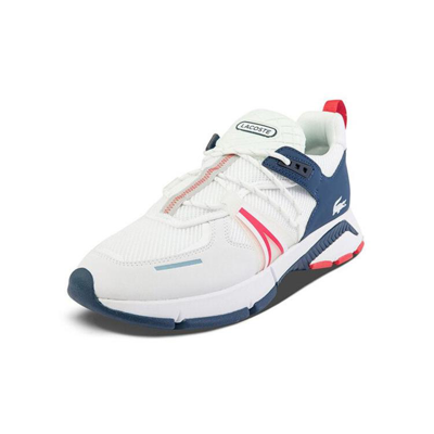 Lacoste L003系列男鞋休闲系带低帮运动网球鞋 In White