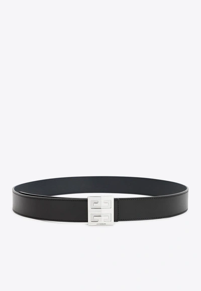 Givenchy 4g Reversible 35 Mm Belt In Black
