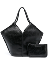 Hereu Callela Leather Tote Bag In Brown