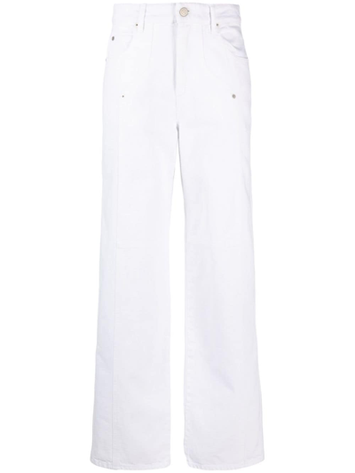 Isabel Marant Étoile Straight-leg Cotton Jeans In 20wh