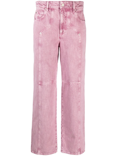 Marant Etoile Straight-leg Cotton Jeans In 40lk